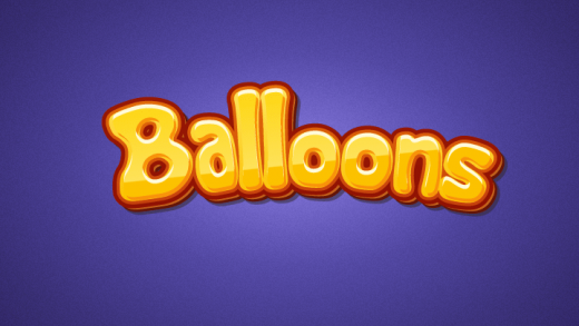 Balloons Typing Game