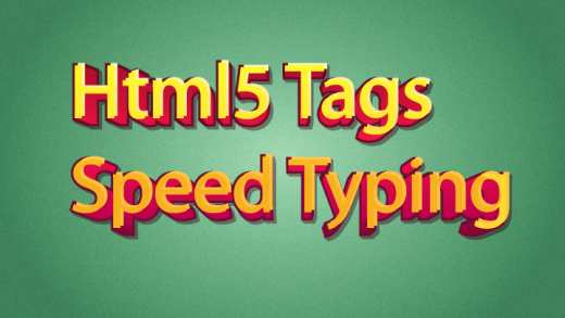 Html5 Tags Speed Typing Game