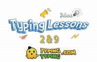 Typing Lessons: 2, 9 and Space Keys