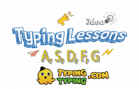 Typing Lessons: A, S, D, F, G and Shift Keys