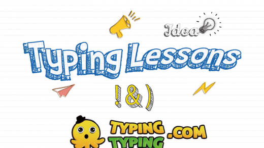 Typing Lessons: !, ), Symbol Lesson