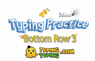 Typing Practice: Bottom Row 3