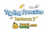 Typing Practice: Sentence 3