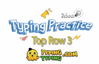 Typing Practice: Top Row 3