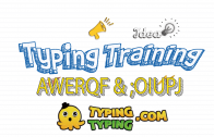 Typing Training: AWERQF and ;OIUPJ Keys