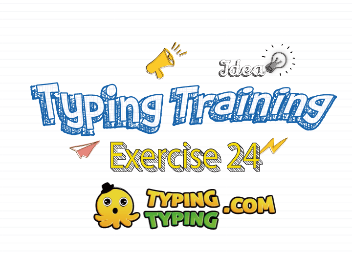Tiping Exercise Rig Typing Training: Exercise 24 - TypingTyping